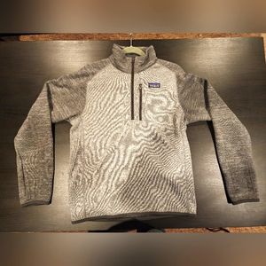 PATAGONIA Better Sweater Mens Large Brown Fleece 1/4 Zip Pullover